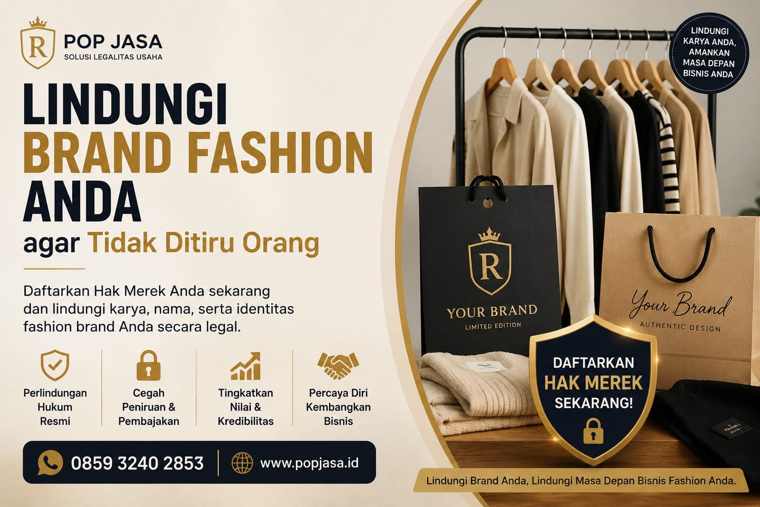 Lindungi Brand Fashion Anda agar Tidak Ditiru Orang | 0859 3240 2853 