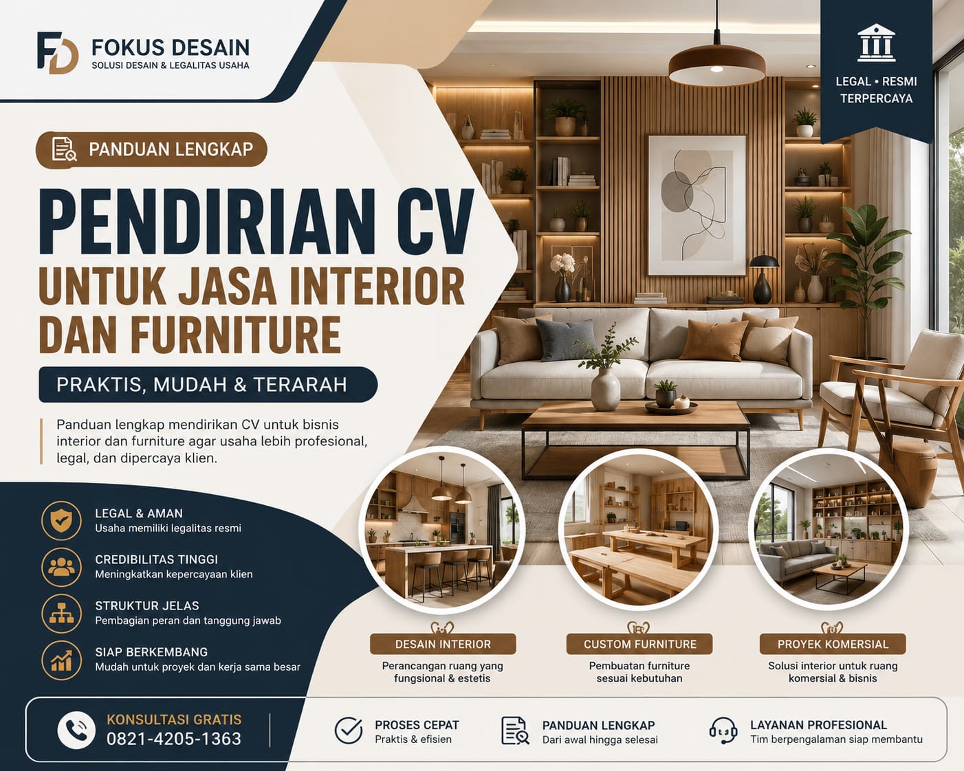 Panduan Pendirian CV untuk Jasa Interior dan Furniture yang Praktis