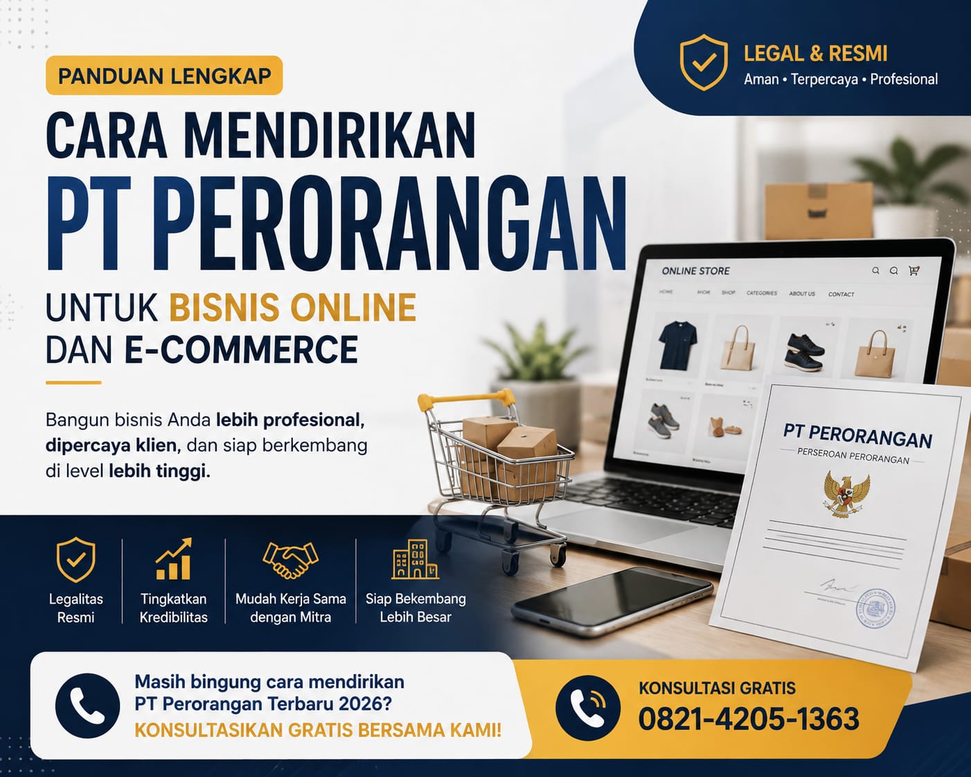 Cara Mendirikan PT Perorangan untuk Bisnis Online dan E-Commerce