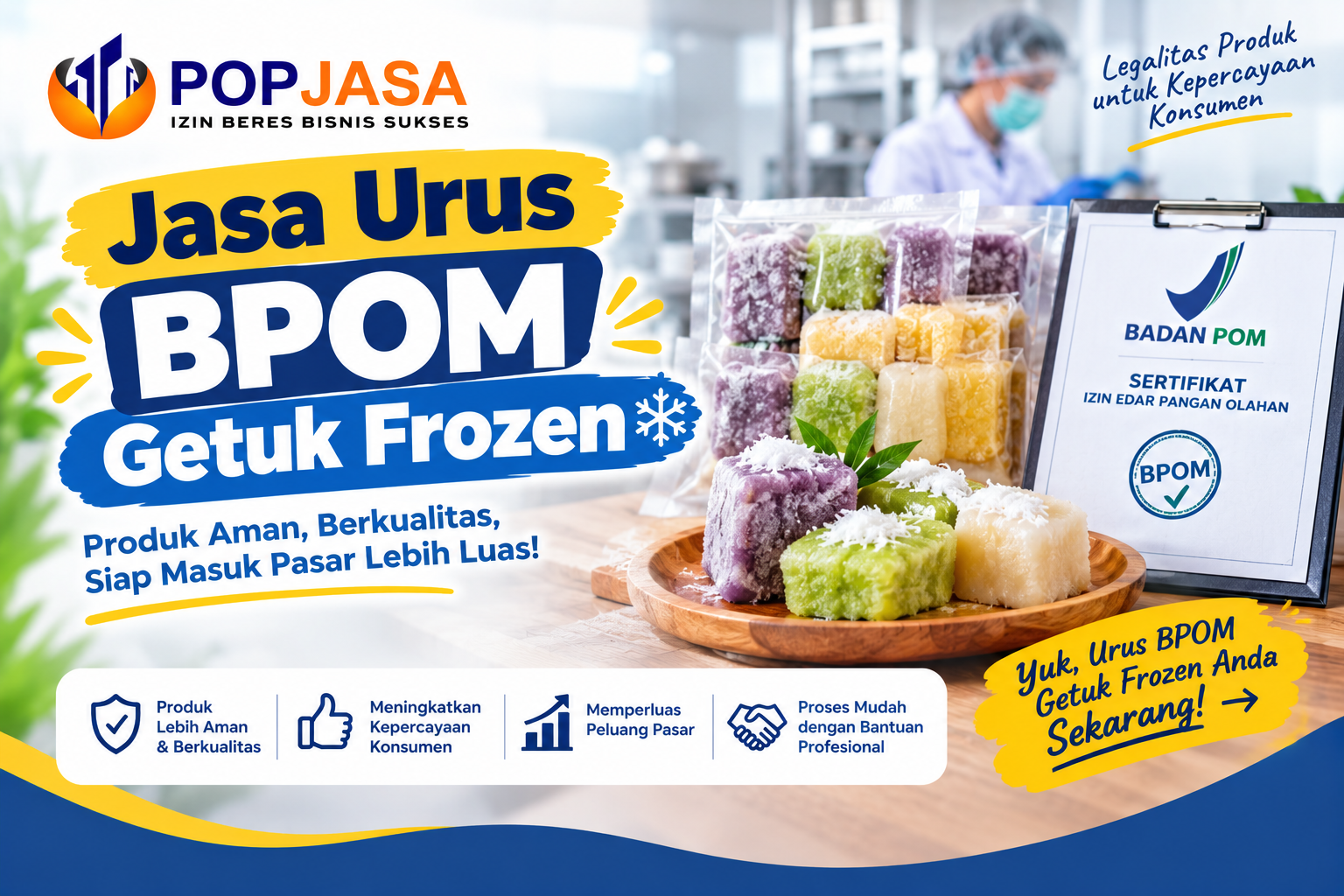 Jasa Urus BPOM Getuk Frozen