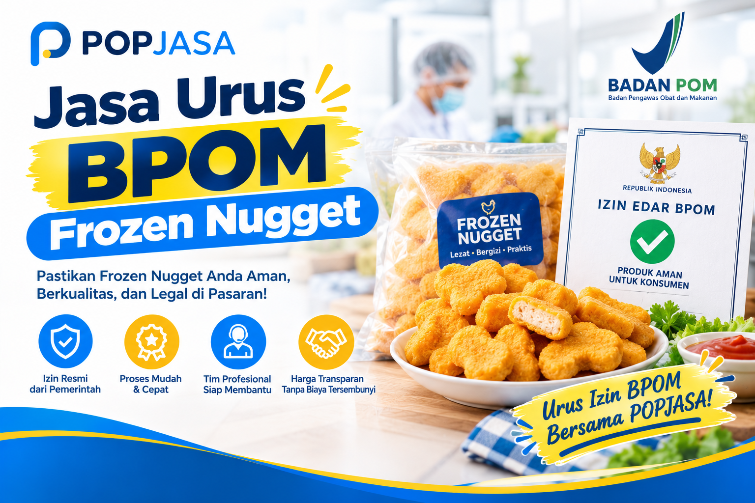 Jasa Urus BPOM Frozen Nugget